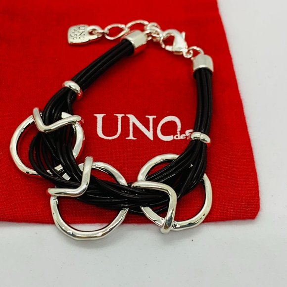 STEPS BRACELET - UNO de 50 Exceptional Bracelet Leather Bracelet Modern Simple - Picture 5 of 7